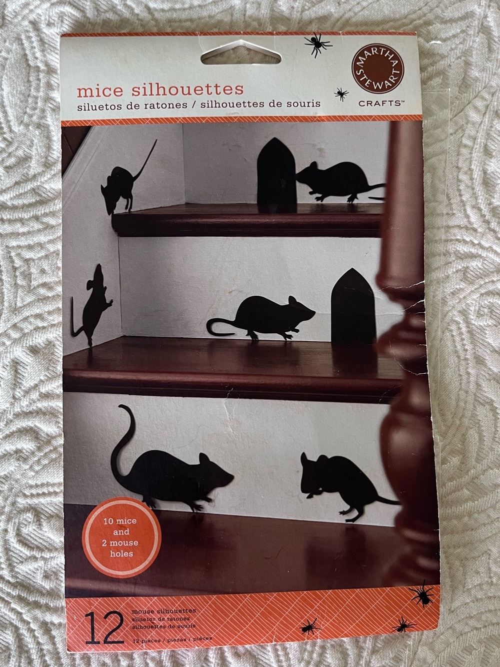 NEW Vintage Martha Stewart Crafts Mice Silhouettes 2008 Halloween Paper Whimsy